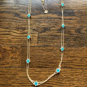 Blue Kendra Scott necklace